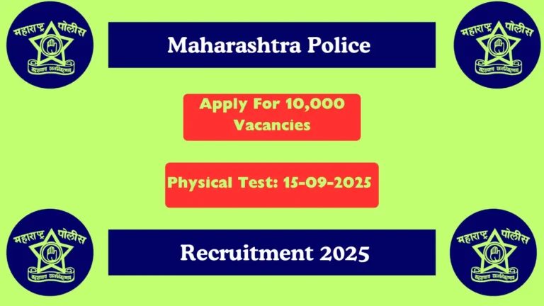 Maharashtra Police Recruitment 2025