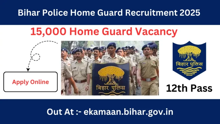 Bihar Police Home Guard Recruitment 2025