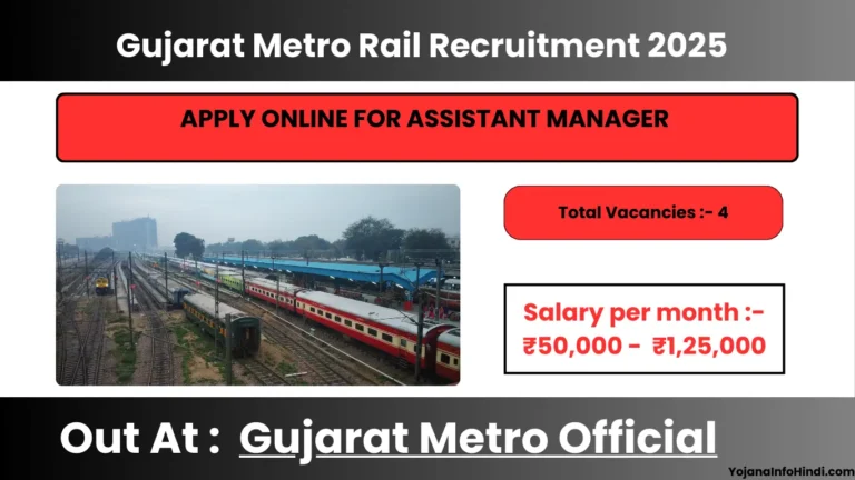 Gujarat Metro Rail Recruitment 2025