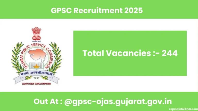 GPSC Recruitment 2025