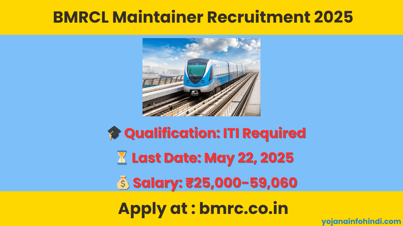 BMRCL Maintainer Recruitment 2025