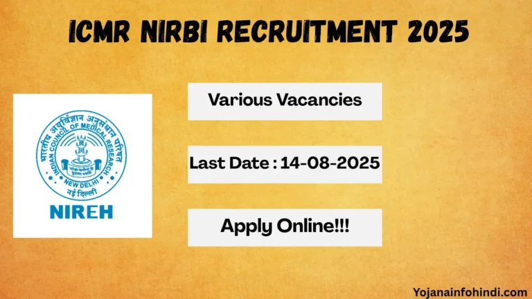 ICMR NIRBI Recruitment 2025
