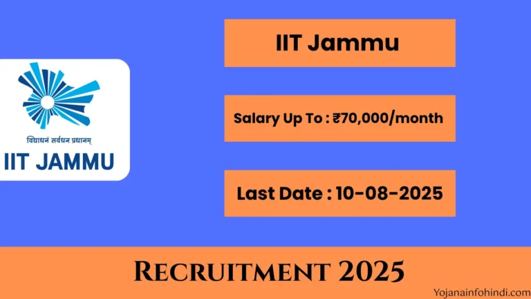 IIT Jammu Recruitment 2025